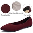 thumbnail image 3 of Ataiwee Women's Wide&nbsp;Width&nbsp;Flats&nbsp;Shoes - Casual Comfortable Breathable Soft Ladies Slip on Knitted Ballet Shoes., 3 of 6
