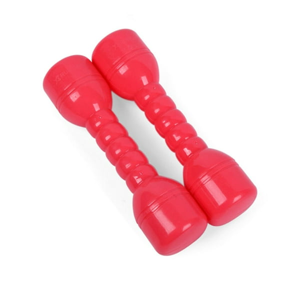 QualitChoice Haltères de Sport pour Filles Enfants Équipement D\'entraînement Physique Jouets de Gym Rouge 1Ensemble