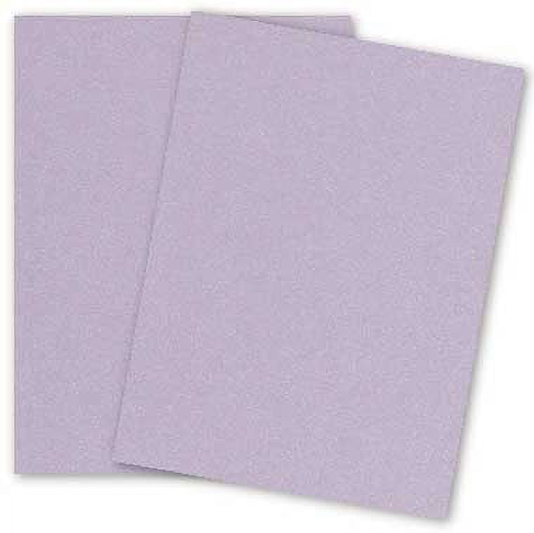 Metallic PALE PURPLE KUNZITE 12X18 (Large) Paper 105C Cardstock - 100 PK -- Pearlescent 12-x-18 Large size Metallic Card Stock Paper - Great for Business, Card Making, Designers and DIY