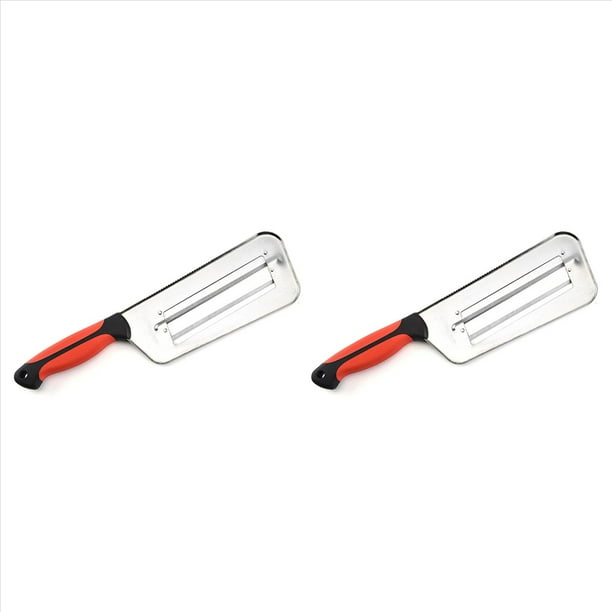 2X Trituradoras de Repollo para Ensalada de Col, Trituradora Cortadora de Repollo, Picadora de Repollo de Doble Capa de Alimenticio, Cortador de Cebolla