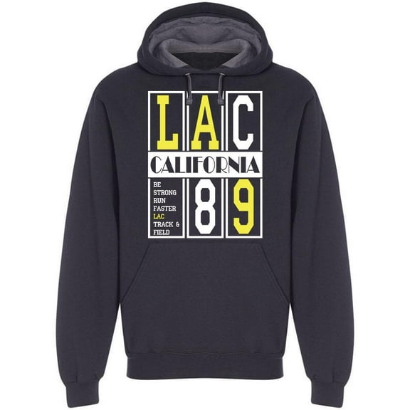 California Track And Field Hoodie Men -Image by Shutterstock, Male Small
