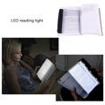 Portable LED Book Light Reading Night Flat Plate Portable Travel Panel ...