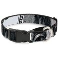 thumbnail image 1 of Buckle-Down 100 Dollar Bill Close-Up White Black Martingale Dog Collar, 1 of 1