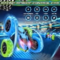 thumbnail image 4 of Hamdol Remote Control Car for Kids, 360° Rotating Double-Sided RC Car with LED Headlights, 4WD 2.4GHz Electric Rechargeable Toy Vehicle for Boys and Girls, Perfect Birthday, 4 of 9