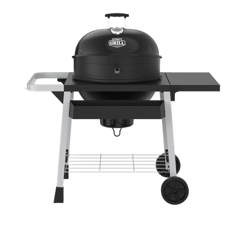 Expert Grill Kettle Charcoal Grill Cart with Pizza Stone and Warming Rack 22.5 Inch