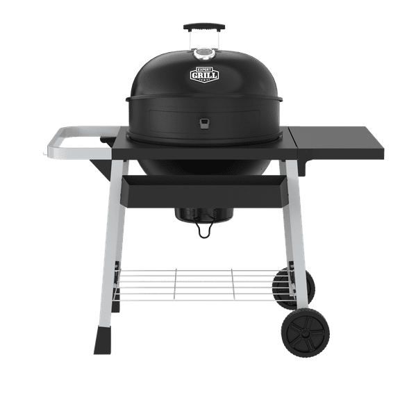 Expert Grill Kettle Charcoal Grill Cart with Pizza Stone and Warming Rack 22.5 Inch