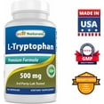 thumbnail image 7 of 2 Pack Best Naturals L-Tryptophan 500 mg 60 Capsules, 7 of 7