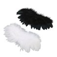 thumbnail image 2 of Mini alas de plumas, 2 piezas de muñeca con articulación esférica, mini alas de plumas de ángel, mini muñeca con alas de plumas, acabado de lujo, 2 of 9