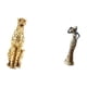 thumbnail image 5 of Figura de , adorno de dorado, escultura de resina para escritorio, arte , estatua de dama tribal coleccionable, diseño artíst, 5 of 8