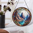 thumbnail image 4 of Pawberry Canyon Window Hanging Stained Glass, Canyon Suncatchers for Windows Stained Glass, Stained Glass Canyon suncatcher, 4 of 7