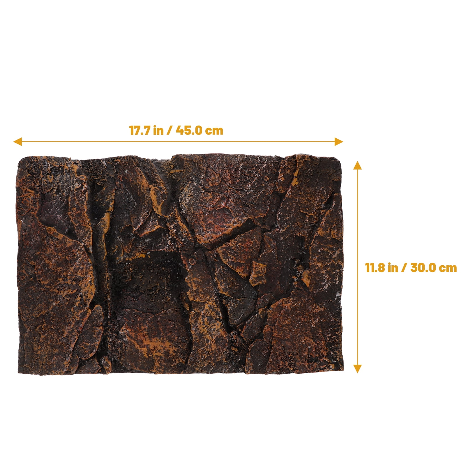 Simulated Rock Background Reptile Tank Terrarium Stereo Background Decor