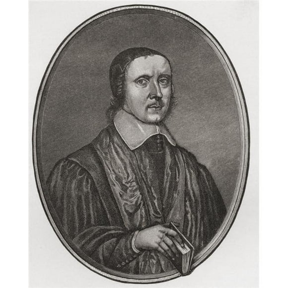 Jeremy Taylor, 1613 to 1667 Author & Clergyman In The Church of England From The Book Short History of The English People by J.R. Green Published London 1893 Poster Print, 26 x 32 - Large