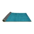 thumbnail image 2 of Ahgly Company Indoor Rectangle Abstract Turquoise Blue Modern Area Rugs, 2' x 3', 2 of 4