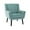 Mint Green, variant on Glavbiku Modern Armchair Velvet Upholstered Accent Chair with Black Leg for Indoor,Dark Green,Adult