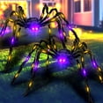 thumbnail image 1 of Araña gigante BEABOO de Halloween con 36 luces, paquete de 2, 1 of 6