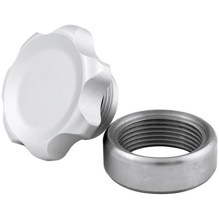 Filler Cap with Weld-in Steel Bung - Silver, Small