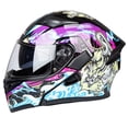 thumbnail image 3 of Full Face Motorcycle Helmet Dual Visor Sun Shield Flip up Modular Motocross DOT Approved Helmets, 3 of 7