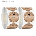 thumbnail image 2 of 2roll DIY Adhesive Love Heart Handmade Cake Packaging Sealing Label Kraft Sticker Baking Gift, 2 of 5