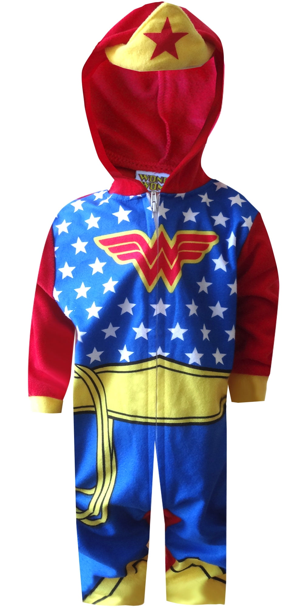DC Comics - DC Comics Wonder Woman Toddler Onesie Pajama - Walmart.com