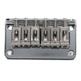 thumbnail image 2 of Guitars Tailpiece, Pretty Design 6 String Firm Fixing Electric Guitar Bridge  For Instrument Silver,Black, 2 of 8