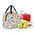 thumbnail image 3 of Kdxio Cute Chameleons Print Insulated Lunch Bag,Reusable Tote Lunch Box for Women Men,Leakproof Cooler Lunch Bags for Work Office Travel Picnic, 3 of 6