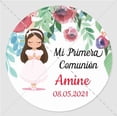 thumbnail image 4 of Pegatina de Mi Primera comunión, colección de nombre de Primera comunión, bautismo, etiqueta de regalo personalizada, 3-7 Cm, 4 of 4