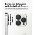 thumbnail image 3 of Ringke Camera Lens Frame Glass Compatible with iPhone 14 Pro Max Camera Lens Protector and iPhone 14 Pro Camera Lens Protector, Glass Covers and Aluminum Alloy Frames - Black, 3 of 11