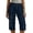 Dark Blue, variant on Womens Capri Pants Effortless Solid on Wide Leg 7/8 Pants for Relaxed Fit Casual Trousers with Tie Waist Comfortable Everyday Wear Cropped Pants for Women Brown,S