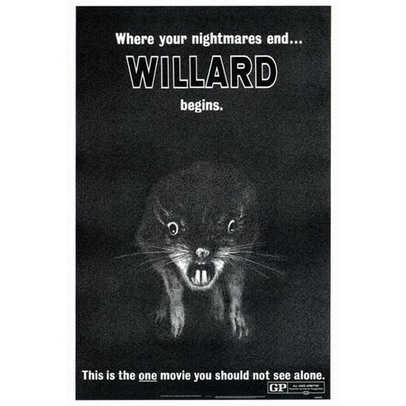 Posterazzi MOVEF7184 Willard Movie Poster - 27 x 40 in.