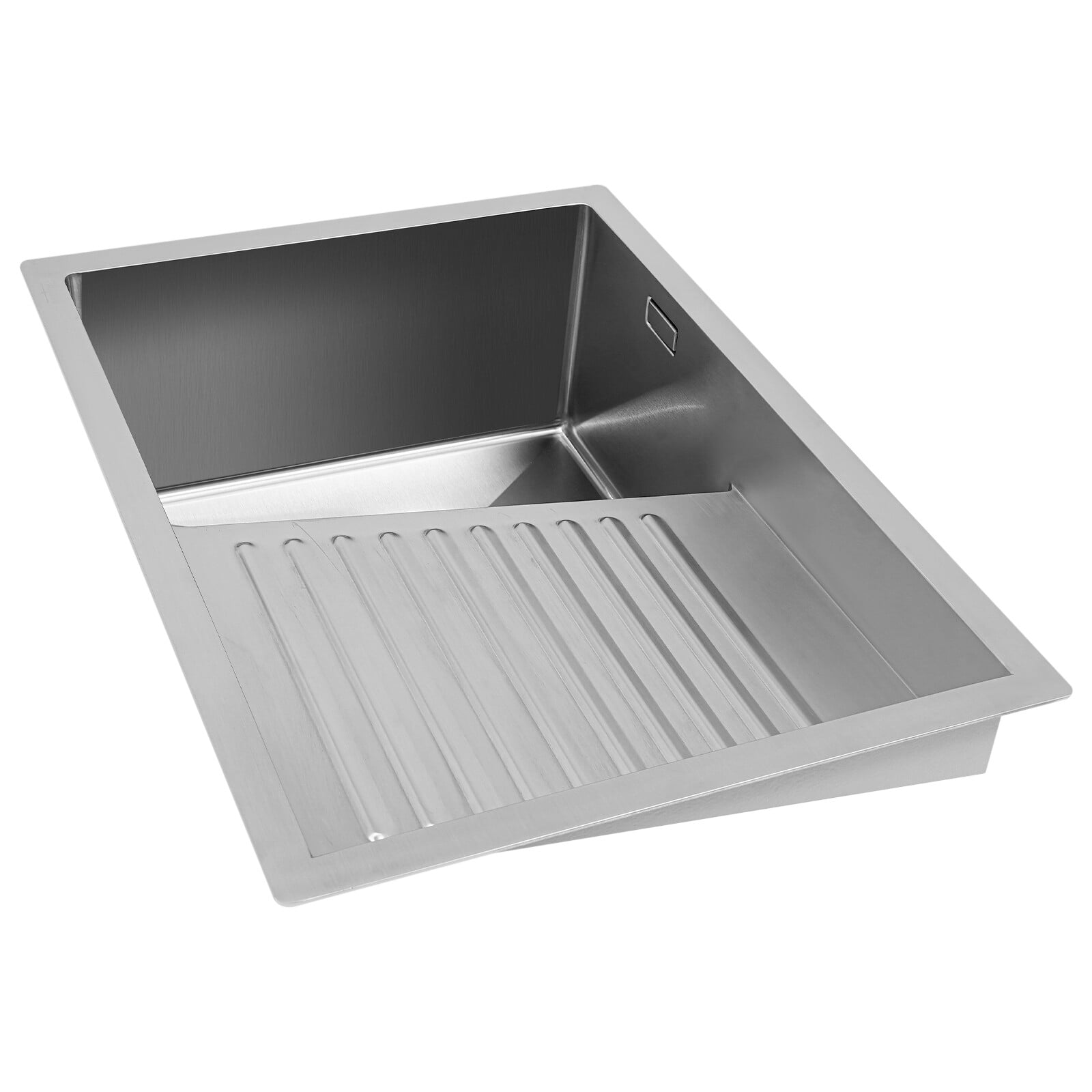 Stainless Steel Laundry Sink Balcony Wash Basin w/Washboard Utility kitchen Sink