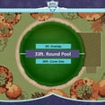 thumbnail image 5 of Buffalo Blizzard Deluxe Green/Black Round Swimming Pool Winter Cover, 33', 5 of 7