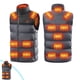 thumbnail image 1 of Chaleco calefactable USB para hombre y mujer | Chaleco calefactable de invierno con capucha, 15 zonas de calor y 3 ajustes de temperatura | Chaqueta calefactable unisex ajustable para actividades al, 1 of 6