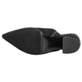 thumbnail image 5 of VANELi Womens Renita Snake Pointed Toe Mules Dress Pumps Shoes, 5 of 5