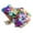 Multicolor, variant on Rubber Pond Frog Ornament 2.36x1.97in | Multicolor Waterproof Garden/Fish Tank Decor | UV-Resistant Indoor Outdoor Miniature Decor (0.13lb)