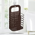thumbnail image 6 of PONPRNGY Clothing Storage Bins Laundry Basket Wall Mounted Rack: Plastic Small Dirty Laundry Hamper Basket Hanging Laundry Basket with Handle for College Dorm, 6 of 6