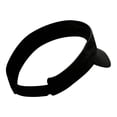 thumbnail image 4 of Bear Paw Embroidered Cotton Twill Visor - Black OSFM, 4 of 5