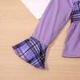 thumbnail image 6 of Gibobby Toddler Baby Girl Clothes 6 12 18 Months 2T 3T 4T Long Sleeve Pullover Sweatshirt Pants Fall Winter Outfit Loungewear(5-6 Years,Purple), 6 of 9