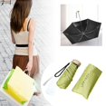 thumbnail image 1 of Stylish Rubber Mini Sun Umbrella Compact Sunshade for Beach Outdoor Adventures UV Protection, 1 of 5