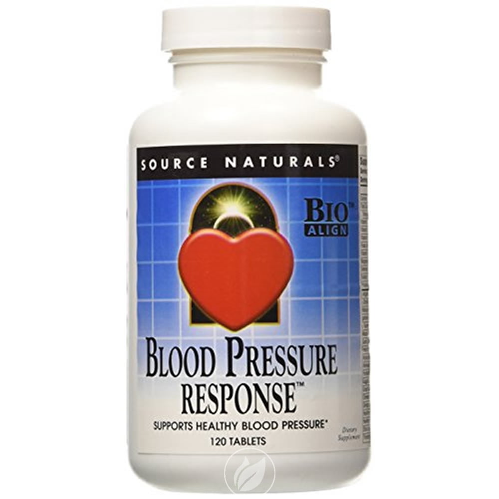 Blood Pressure Response tablet 120 Tabs by Source Naturals, Pack of 2