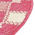 thumbnail image 3 of Unique Loom Outdoor Trellis Collection Area Rug - Traliccio (10' Round Magenta/Ivory), 3 of 6