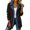 Brown, variant on Women Denim Patchwork Jacket Long Sleeve Button Cardigan Jackets Denim Corduroy Patchwork Jackets for Women