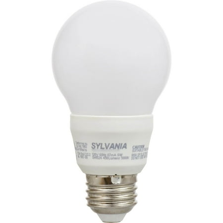 

Sylvania A19 40W 120V E26 Base Non-Dimmable White Frosted LED Light Bulb | 73811