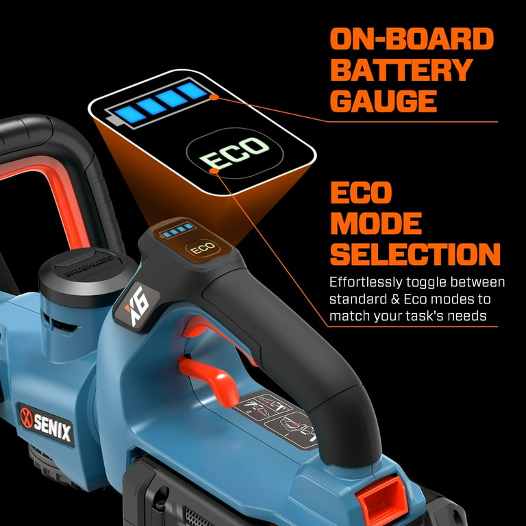 Senix, Cordless Hedge Trimmer, HTX6-M1, 26-inch, 60V Max - Walmart.com