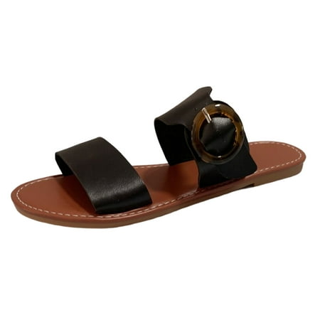 

PEASKJP Summer Sandals for Women Women s Reggae-Sew Me-Boho Woven Strappy Slingback Sandal (Black 8)