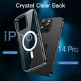 thumbnail image 4 of JETech 5 in 1 Magnetic Case for iPhone 14 Pro 6.1-Inch with 2-Pack Tempered Glass Screen Protector and Camera Lens Protector, Compatible with MagSafe, Shockproof Bumper Phone Cover (Black), 4 of 7