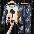 thumbnail image 2 of Disney Mickey Mouse Pajmas Set Anime Autumn Cotton Children Pyjamas for Boys and Girls Sets Kids Home Wear Casual Sleepwear SuitChina 16 (11T-12T) Gao Jinjia LED, 2 of 2