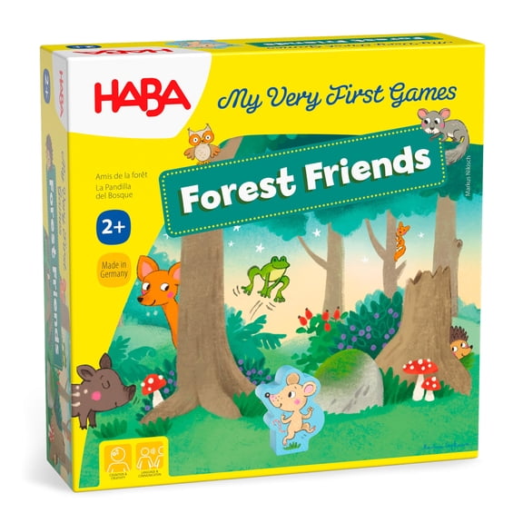 HABA My Very First Games: Forest Friends - 3D Matching & Memory Kids Games for Toddlers, Ages 2 , Toddler Learning Toys, Made in Germany