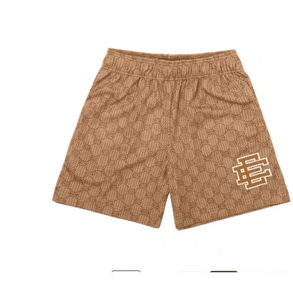 Nouveau Été Eric Emanuel EE Short Basique en Maille Classique à Imprimé Floral Short de Gym pour Hommes Short de Gym de Basketball de Sport de Plage