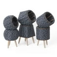thumbnail image 4 of pot de Fleurs en Rotin avec Support triangle pour Salon, Conteneur de Rangement pour Plantes de Bureau, 4 of 8