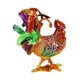 thumbnail image 3 of Caja de joyería con estatuilla de pollo, caja del tesoro de aleación para broches, anillos, collares M, 3 of 8